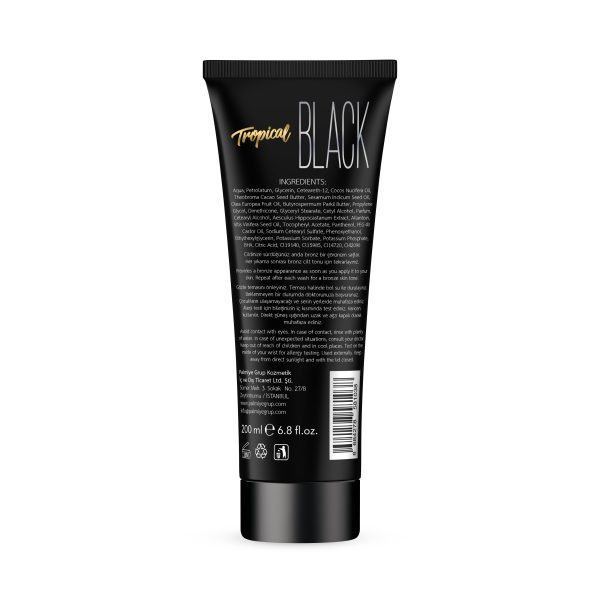 Tropical Black 200ml - Ultra Bronzlaştırıcı Vücut Losyonu