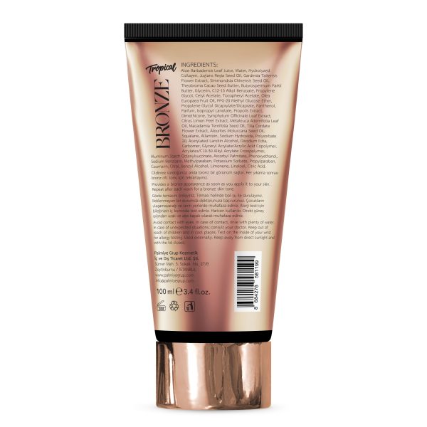 Tropical Bronze 100ml - Nemlendirici Bronzlaştırıcı Losyon