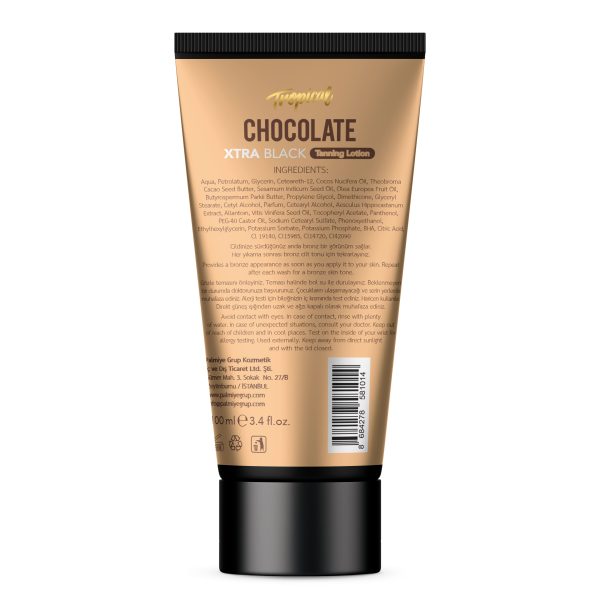 Chocolate Xtra Black 100ml - Çikolatalı Profesyonel Bronzlaştırıcı Losyon